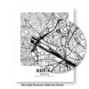 Eleville Unframed Brent England City View Abstract Modern Map Art Print Poster Wall Office Home Decor Line Art wgn769 - Image 8