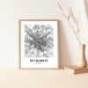 Eleville Unframed Bucharest Romania City View Abstract Modern Map Art Print Poster Wall Office Home Decor Line Art wgn770 - Image 5
