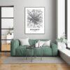 Eleville Unframed Bucharest Romania City View Abstract Modern Map Art Print Poster Wall Office Home Decor Line Art wgn770 - Image 7
