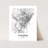 Eleville Unframed Catania Italy City View Abstract Modern Map Art Print Poster Wall Office Home Decor Line Art wgn772 - Image 3