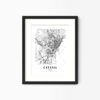 Eleville Unframed Catania Italy City View Abstract Modern Map Art Print Poster Wall Office Home Decor Line Art wgn772 - Image 4