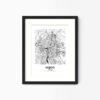 Eleville Unframed Dijon France City View Abstract Modern Map Art Print Poster Wall Office Home Decor Line Art wgn776 - Image 4