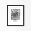 Eleville Unframed Dortmund Germany City View Abstract Modern Map Art Print Poster Wall Office Home Decor Line Art wgn777 - Image 4