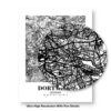 Eleville Unframed Dortmund Germany City View Abstract Modern Map Art Print Poster Wall Office Home Decor Line Art wgn777 - Image 8