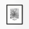 Eleville Unframed Dresden Germany City View Abstract Modern Map Art Print Poster Wall Office Home Decor Line Art wgn778 - Image 4