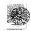 Eleville Unframed Dresden Germany City View Abstract Modern Map Art Print Poster Wall Office Home Decor Line Art wgn778 - Image 8