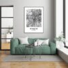 Eleville Unframed Duisburg Germany City View Abstract Modern Map Art Print Poster Wall Office Home Decor Line Art wgn779 - Image 7