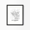 Eleville Unframed Dunfermline Scotland City View Abstract Modern Map Art Print Poster Wall Office Home Decor Line Art wgn781 - Image 4