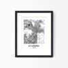Eleville Unframed Ecatepec Mexico City View Abstract Modern Map Art Print Poster Wall Office Home Decor Line Art wgn784 - Image 4