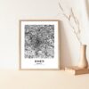 Eleville Unframed Essen Germany City View Abstract Modern Map Art Print Poster Wall Office Home Decor Line Art wgn785 - Image 5