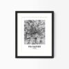 Eleville Unframed Frankfurt Germany City View Abstract Modern Map Art Print Poster Wall Office Home Decor Line Art wgn786 - Image 4