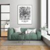 Eleville Unframed Frankfurt Germany City View Abstract Modern Map Art Print Poster Wall Office Home Decor Line Art wgn786 - Image 7