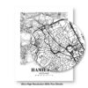 Eleville Unframed Hamilton Scotland City View Abstract Modern Map Art Print Poster Wall Office Home Decor Line Art wgn790 - Image 8