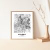 Eleville Unframed Kharkiv Ukraine City View Abstract Modern Map Art Print Poster Wall Office Home Decor Line Art wgn792 - Image 5