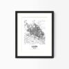 Eleville Unframed Le?n Mexico City View Abstract Modern Map Art Print Poster Wall Office Home Decor Line Art wgn796 - Image 4