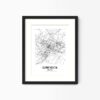 Eleville Unframed Limerick Ireland City View Abstract Modern Map Art Print Poster Wall Office Home Decor Line Art wgn797 - Image 4