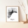 Eleville Unframed M?laga Spain City View Abstract Modern Map Art Print Poster Wall Office Home Decor Line Art wgn804 - Image 5