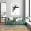 Eleville Unframed M?laga Spain City View Abstract Modern Map Art Print Poster Wall Office Home Decor Line Art wgn804 - Image 7