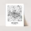 Eleville Unframed Reading England City View Abstract Modern Map Art Print Poster Wall Office Home Decor Line Art wgn814 - Image 3