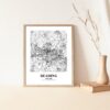 Eleville Unframed Reading England City View Abstract Modern Map Art Print Poster Wall Office Home Decor Line Art wgn814 - Image 5