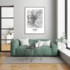 Eleville Unframed Turin Italy City View Abstract Modern Map Art Print Poster Wall Office Home Decor Line Art wgn827 - Image 7