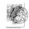 Eleville Unframed Turin Italy City View Abstract Modern Map Art Print Poster Wall Office Home Decor Line Art wgn827 - Image 8