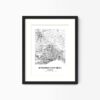 Eleville Unframed Kingston upon Hull England City View Abstract Modern Map Art Print Poster Wall Office Home Decor Line Art wgn793 - Image 4
