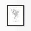 Eleville Unframed Puerto Vallarta Mexico City View Abstract Modern Map Art Print Poster Wall Office Home Decor Line Art wgn813 - Image 5