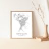Eleville Unframed Puerto Vallarta Mexico City View Abstract Modern Map Art Print Poster Wall Office Home Decor Line Art wgn813 - Image 4