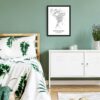 Eleville Unframed Puerto Vallarta Mexico City View Abstract Modern Map Art Print Poster Wall Office Home Decor Line Art wgn813 - Image 3