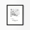 Eleville Unframed Southend-on-Sea England City View Abstract Modern Map Art Print Poster Wall Office Home Decor Line Art wgn819 - Image 4