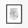 Eleville Unframed Stoke-on-Trent England City View Abstract Modern Map Art Print Poster Wall Office Home Decor Line Art wgn820 - Image 2