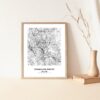 Eleville Unframed Stoke-on-Trent England City View Abstract Modern Map Art Print Poster Wall Office Home Decor Line Art wgn820 - Image 8