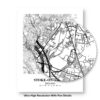 Eleville Unframed Stoke-on-Trent England City View Abstract Modern Map Art Print Poster Wall Office Home Decor Line Art wgn820 - Image 5