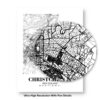 Eleville Unframed Christchurch New Zealand City View Abstract Modern Map Art Print Poster Wall Office Home Decor Line Art wgn941 - Image 8