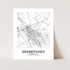 Eleville Unframed Heerenveen Netherlands City View Abstract Modern Map Art Print Poster Wall Office Home Decor Line Art wgn942 - Image 3