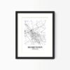 Eleville Unframed Heerenveen Netherlands City View Abstract Modern Map Art Print Poster Wall Office Home Decor Line Art wgn942 - Image 4