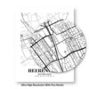 Eleville Unframed Heerenveen Netherlands City View Abstract Modern Map Art Print Poster Wall Office Home Decor Line Art wgn942 - Image 8