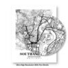 Eleville Unframed Southampton United Kingdom City View Abstract Modern Map Art Print Poster Wall Office Home Decor Line Art wgn945 - Image 8