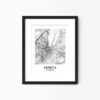 Eleville Unframed Geneva Switzerland City View Abstract Modern Map Art Print Poster Wall Office Home Decor Line Art wgn946 - Image 4