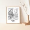 Eleville Unframed Geneva Switzerland City View Abstract Modern Map Art Print Poster Wall Office Home Decor Line Art wgn946 - Image 5