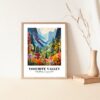 Eleville Unframed Yosemite Valley California United States World Tour Travel Family Vacation Art Print Poster Office Home Decor mgn002 - Image 5