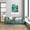 Eleville Unframed Rocky Mountains North America World Tour Travel Family Vacation Art Print Poster Office Home Decor mgn006 - Image 7