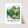 Eleville Unframed Imperial Palace Tokyo Japan World Tour Travel Family Vacation Art Print Poster Office Home Decor mgn012 - Image 3