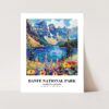 Eleville Unframed Banff National Park Alberta Canada World Tour Travel Family Vacation Art Print Poster Office Home Decor mgn015 - Image 3