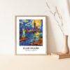 Eleville Unframed Ellis Island New York United States World Tour Travel Family Vacation Art Print Poster Office Home Decor mgn018 - Image 5