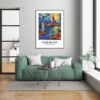 Eleville Unframed Ellis Island New York United States World Tour Travel Family Vacation Art Print Poster Office Home Decor mgn018 - Image 7