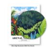 Eleville Unframed Arenal Volcano Costa Rica World Tour Travel Family Vacation Art Print Poster Office Home Decor mgn019 - Image 8