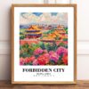 Eleville Unframed Forbidden City Beijing China World Tour Travel Family Vacation Art Print Poster Office Home Decor mgn020 - Image 2