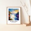 Eleville Unframed Iguazu Falls Misiones Argentina World Tour Travel Family Vacation Art Print Poster Office Home Decor mgn021 - Image 5